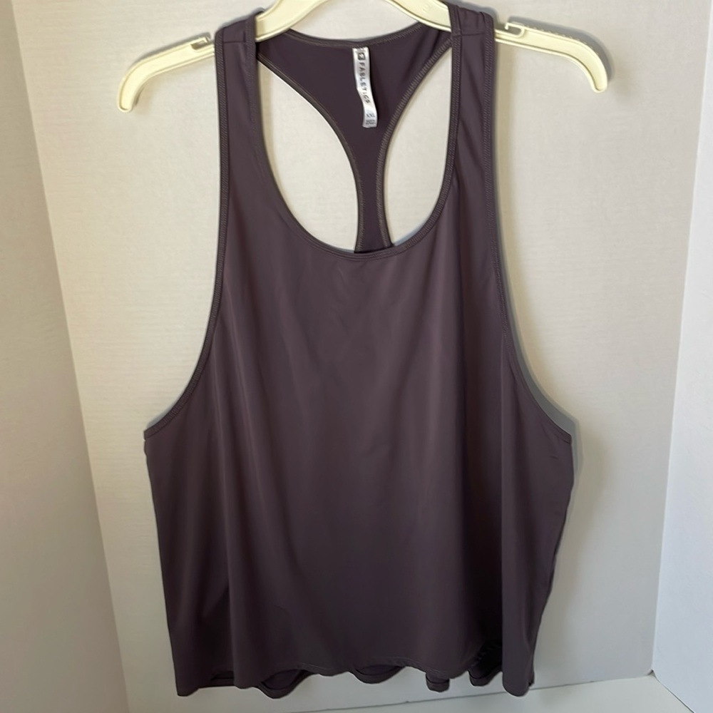 Fabletics  Women's Size XXL Tank Top  Razor Back  Workout Gym
